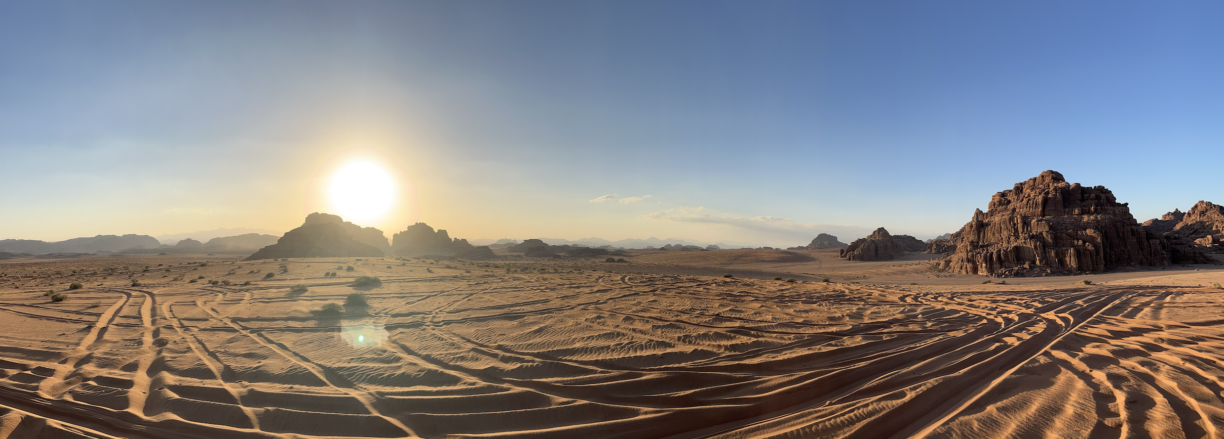 Sunset over the Saudi Desert